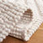 Tapis ivoire en laine / coton tissé à plat Weaverville Natura-1762581258