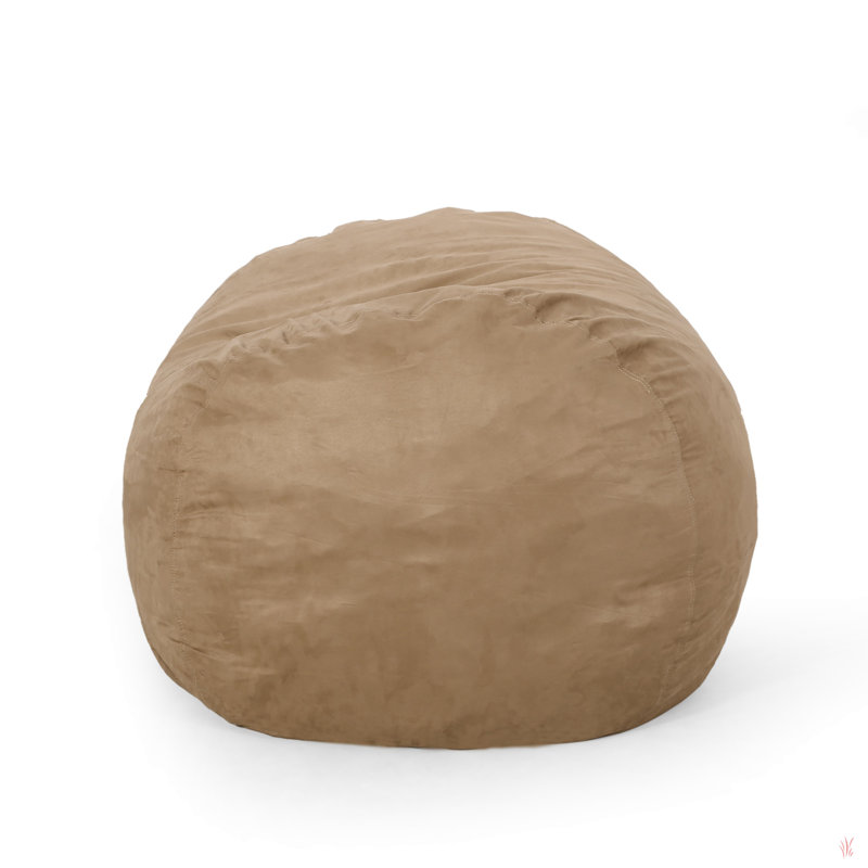 Fauteuil à billes cylindrique 6,5 pieds Nest, Microfibre brun clair