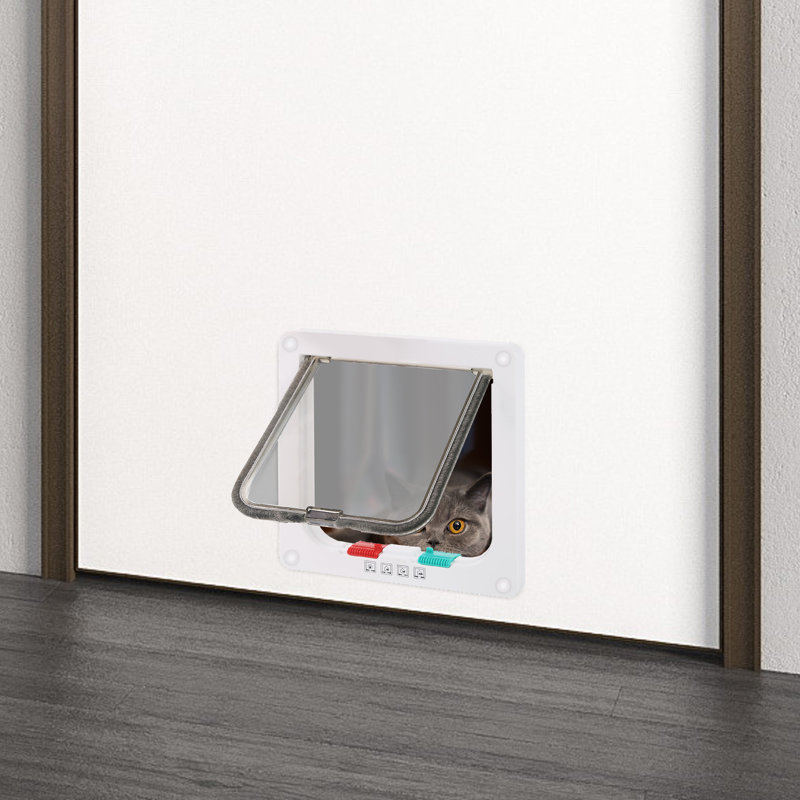 7.559'' W x 8.0708'' H Plastic Pet Door