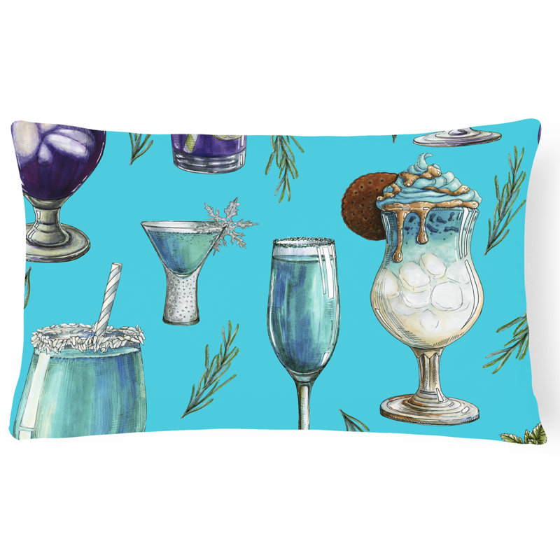  Coussin Drinks and Cocktail, Bleu