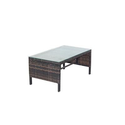 Anesicia Glass Top End Table