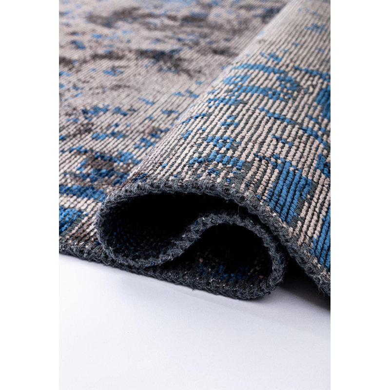 Rapture Geometric Shapes Area Rug, Square 9'