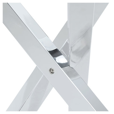 Silver Metal Replacement Table Leg - DRT-1176-9975-P-LEG