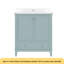 Meuble-lavabo 30 po sans lavabo, base seulement, armoire de salle de bain multifonctionnelle avec portes et tiroir, cadre solide et panneau de fibres à densité moyenne-117032349