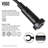 Edison 19" H 1-handle Pull-Down 2-Function Sprayer Kitchen Faucet-28294596-25293737