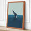 Whale in Motion Coastal - Wrapped Canvas-1595437188-1595437211