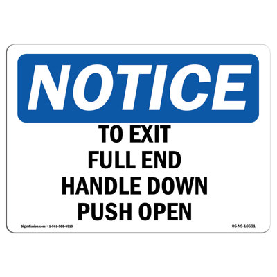 Notice Sign