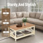 Four Leg Coffee Table with Storage