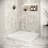 Streamline 36 in. x 36 in. Corner PP Shower Base in Glossy White With Center Drain, Drain Included