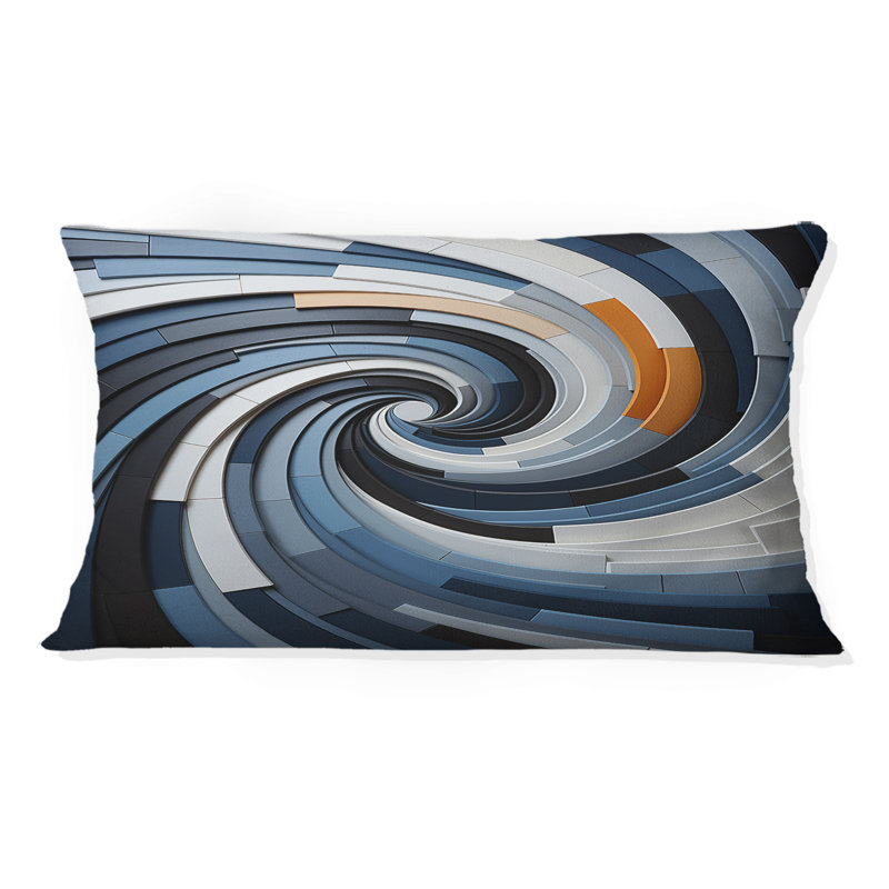 Coussin Geometric Spiral II - Abstract Spirals