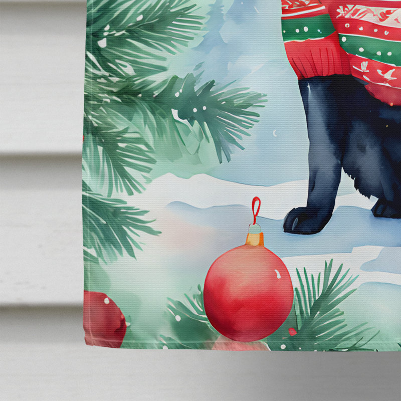 Double Sided Polyester Christmas, 40" H x 28" W