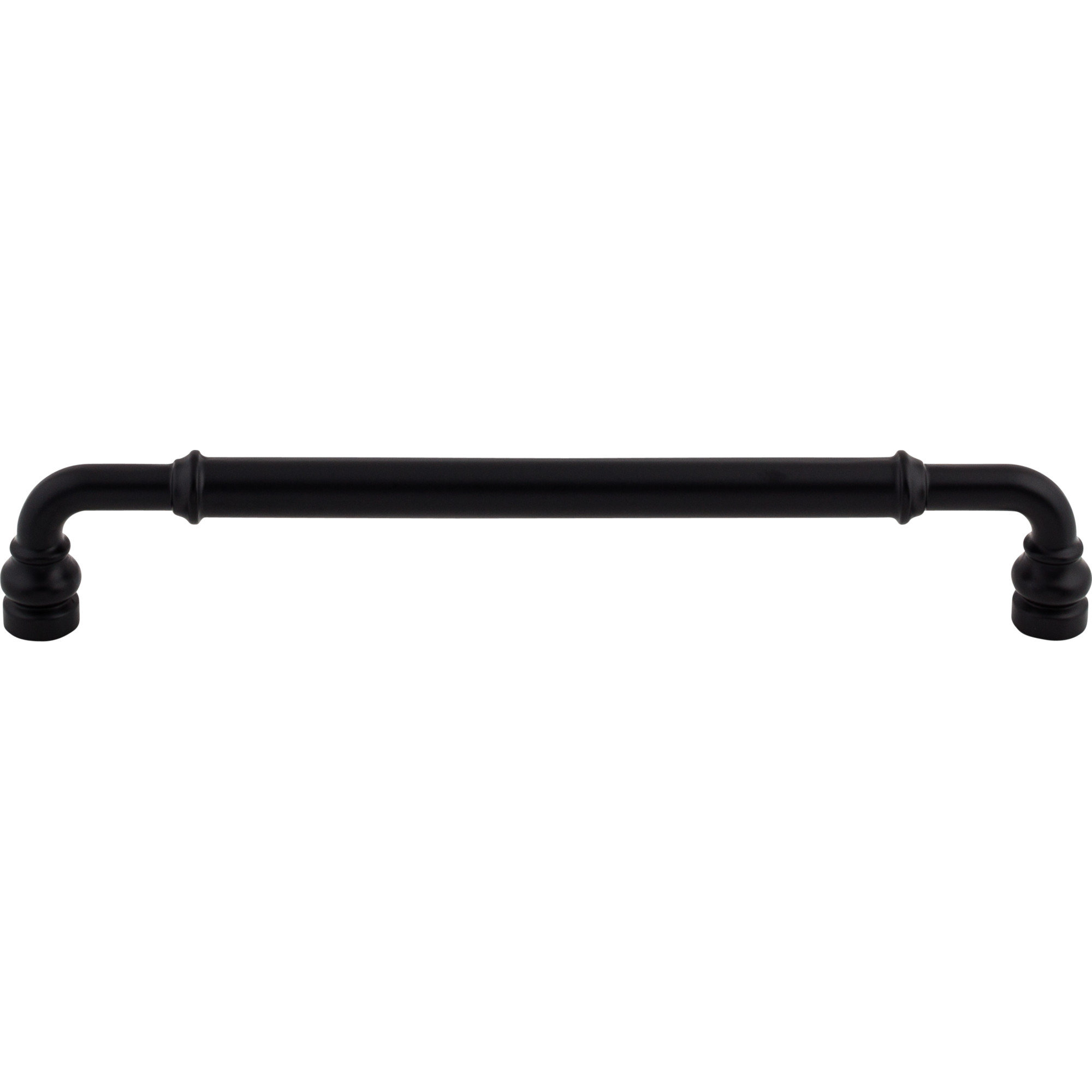 Brixton Bar Pull, 7 9/16" Center to Center, Flat Black
