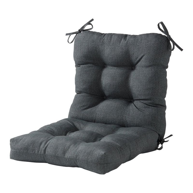 Coussin de chaise d'extérieur Lester, 1, H 21 po x l 21 po x P 21 po, Carbone