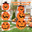 Citrouille d'Halloween pliable 3 lumières superposées illuminées