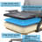 2-Piece Corner Computer Desk And Ergonomic Mesh Office Chair Set, L-Shaped Home Office Workstation With Storage Shelves And Adjustable Swivel Task Chair With Wheels, Space-Saving Study Writing Desk For Bedroom, Gaming, Small Office-125372796