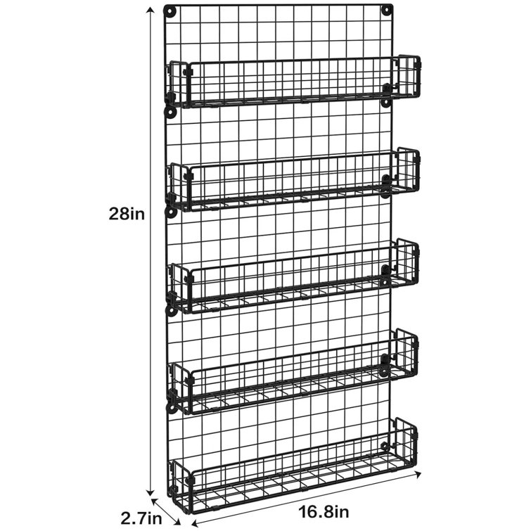 Prep & Savour Wall Spice Rack