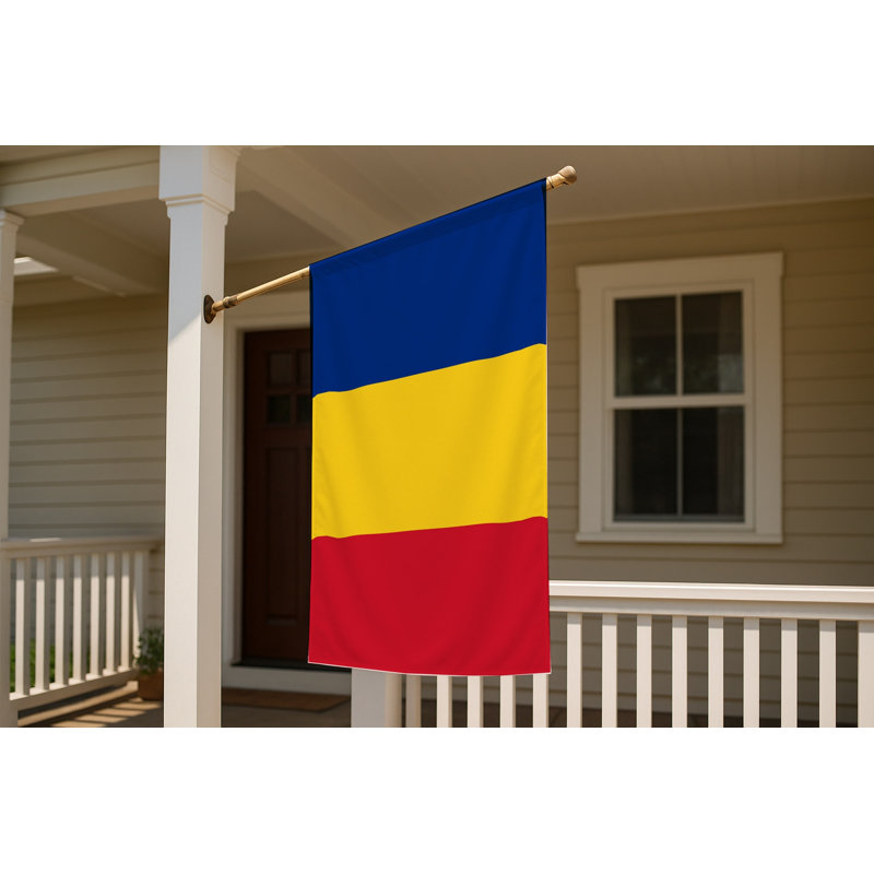 Drapeau de la Roumanie - drapeau extérieur, 24" H x 36" W