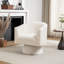 Fauteuil demi-tonneau pivotant en velours Chynna-1813092271