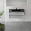 Meuble-lavabo moderne flottant avec 1 lavabo-319053391