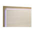 Ensemble de chambre à coucher 3 pièces Highmoor Natural Eastern King avec tête de lit DEL, commode et miroir