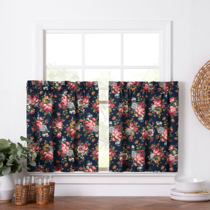 Eleisha Tailored Tier, 56" W x 36" L, Navy