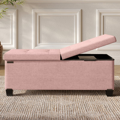 Vérrant Fabric Storage Ottoman Bench
