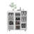 Houck Shoe Rack With 3 Side Tiers, Compact Storage For Shoes, Boots, And Accessories Organizer-1352361386