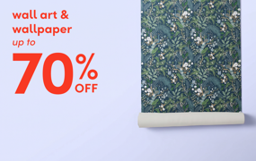 wall art & wallpaper clearance