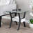 Darvette 19.75'' tall Glass End Table