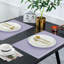 Decozen Silver PVC Placemats Set of 8 Heat-Resistant Anti-Slip Washable Table Decor for Christmas-586122534