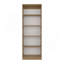 Bibliothèque Verdi, 4 tablettes, bois manufacturé Macadamia-1473849281