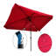 Parasol rectangulaire 10x6.5ft pour l'extérieur - Rouge-595671369-595671368