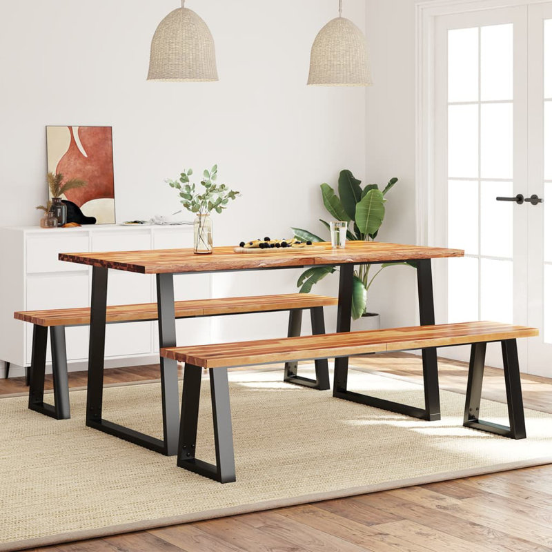 Orten 2 - Person Dining Set, 29.5"H x 63"L x 31.5"W