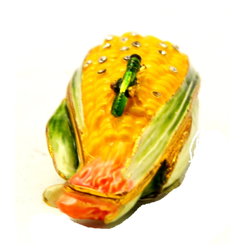Corn Metal Decorative Box