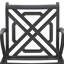 Ensemble de conversation d'extérieur 3 pièces avec fauteuils rembourrés et table d'appoint-412185811