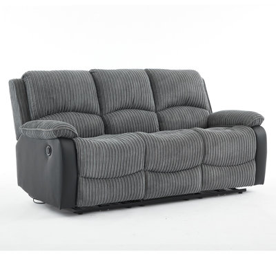 Reclining Sofa Sectional Recliner Plush Corduroy Couches Set Sofa