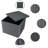 Winado 22.05 " W 36 Gallons Plastic Deck Box in Gray