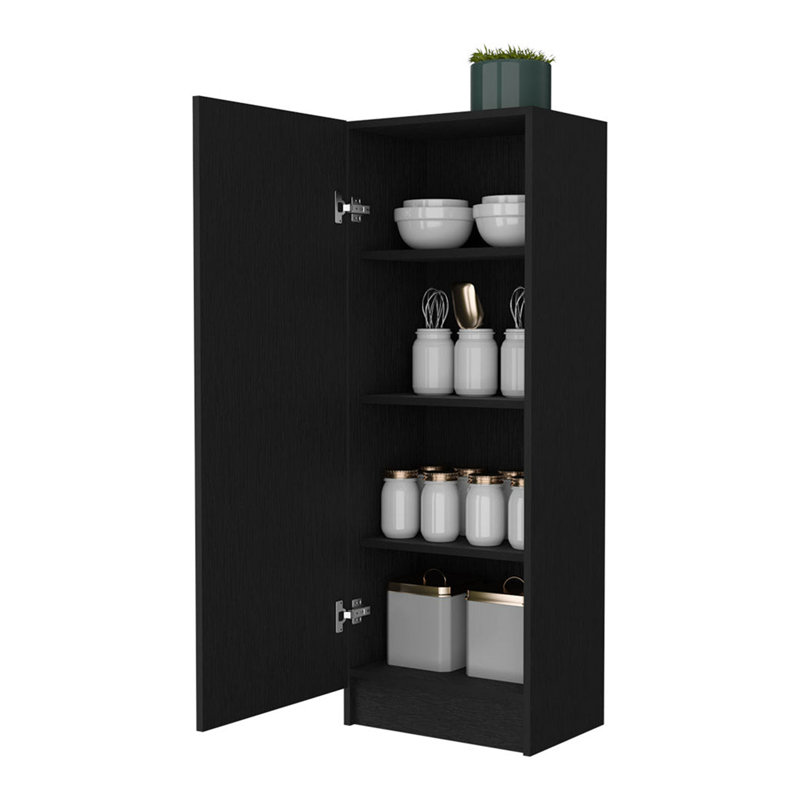 Garde-manger à une porte Miami, quatre tablettes