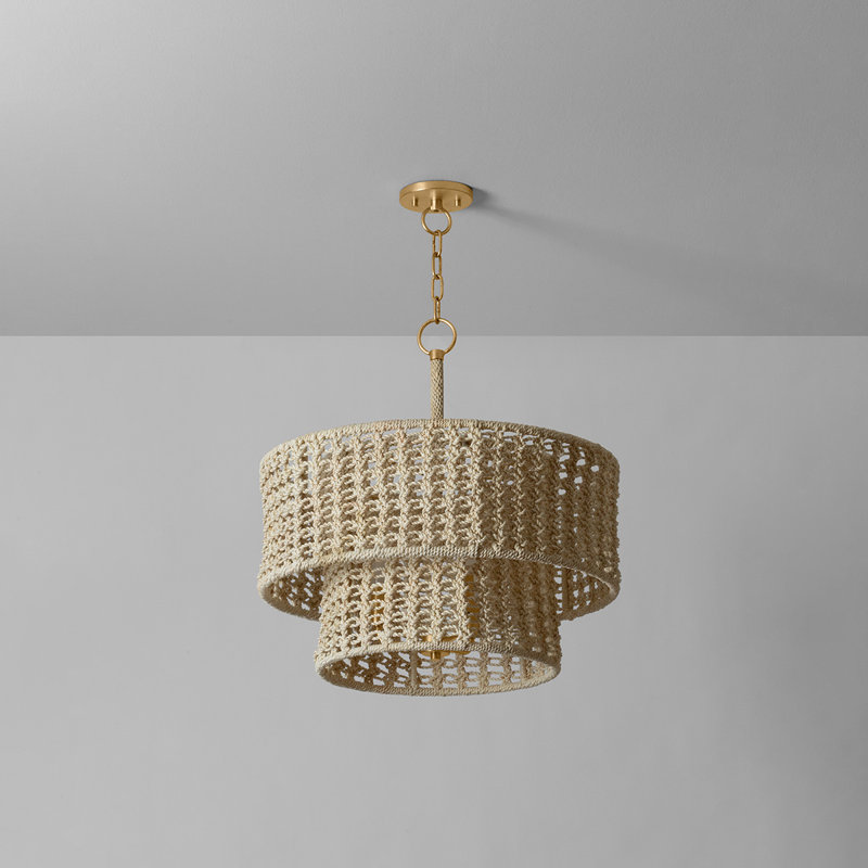 YORKHILL PENDANT, 23" H x 22" W x 22" D