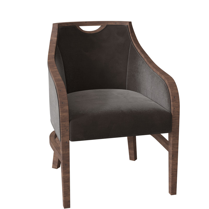 Fauteuil l 24 po Anthony, Noisette, 9953 Polyester vison
