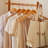 Coat Rack with 360°Wheels Adjustable Storage