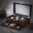 12-Slot Luxury Watch Box with Valet Drawer-773115689