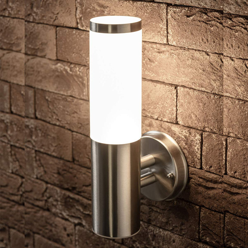 Ianus Silver Outdoor Sconce