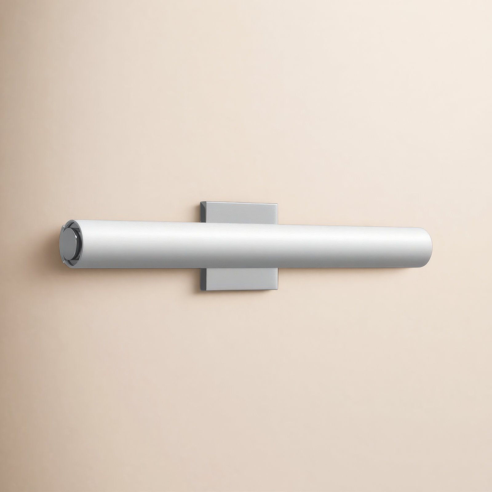 Aryon Single Frosted Dimmable LED Bath Bar, Chrome