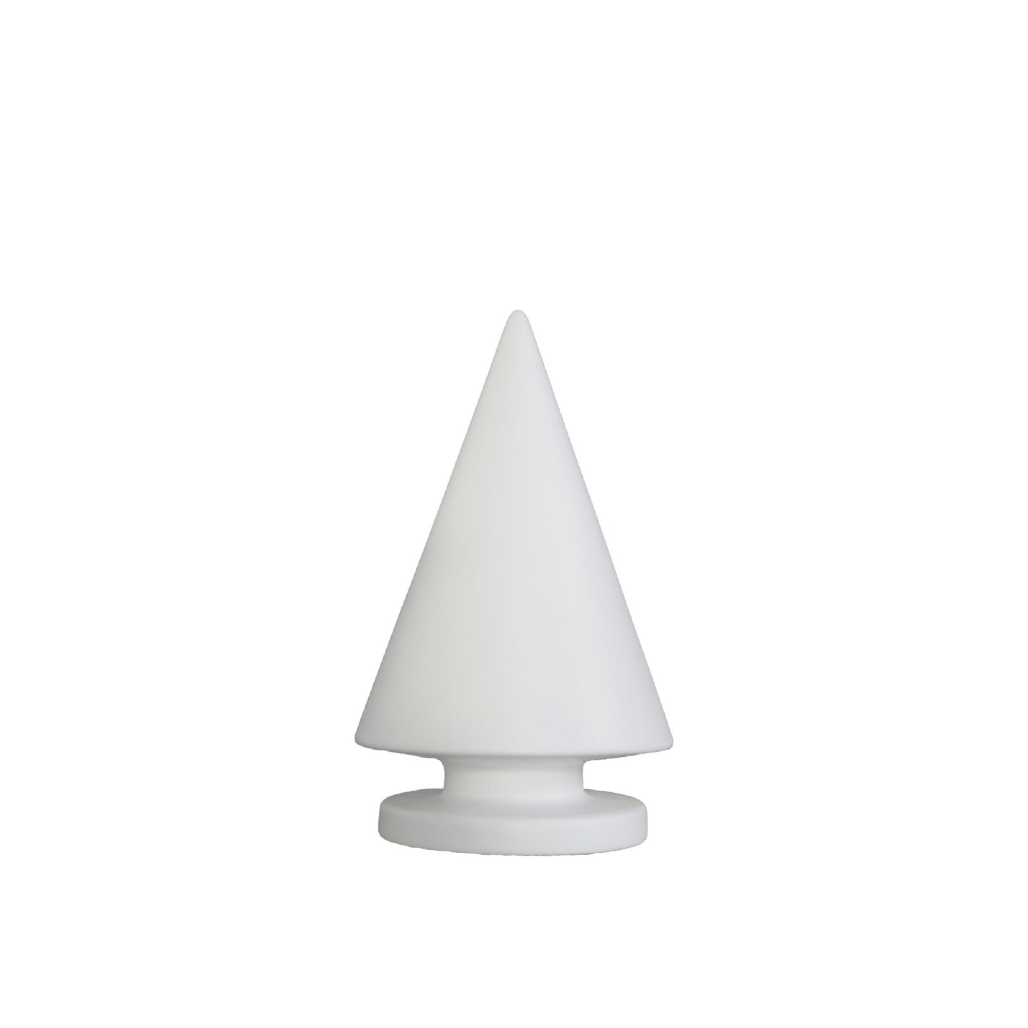 Christmas Tree Mole Ceramic, 6.3'' H x 3.94'' W x 3.94'' D, White