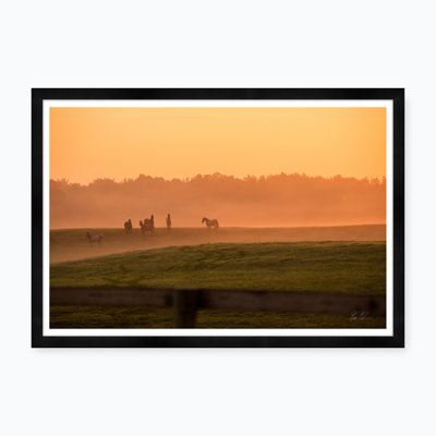 Meadow Sunrise Ii - Photographie avec cadre