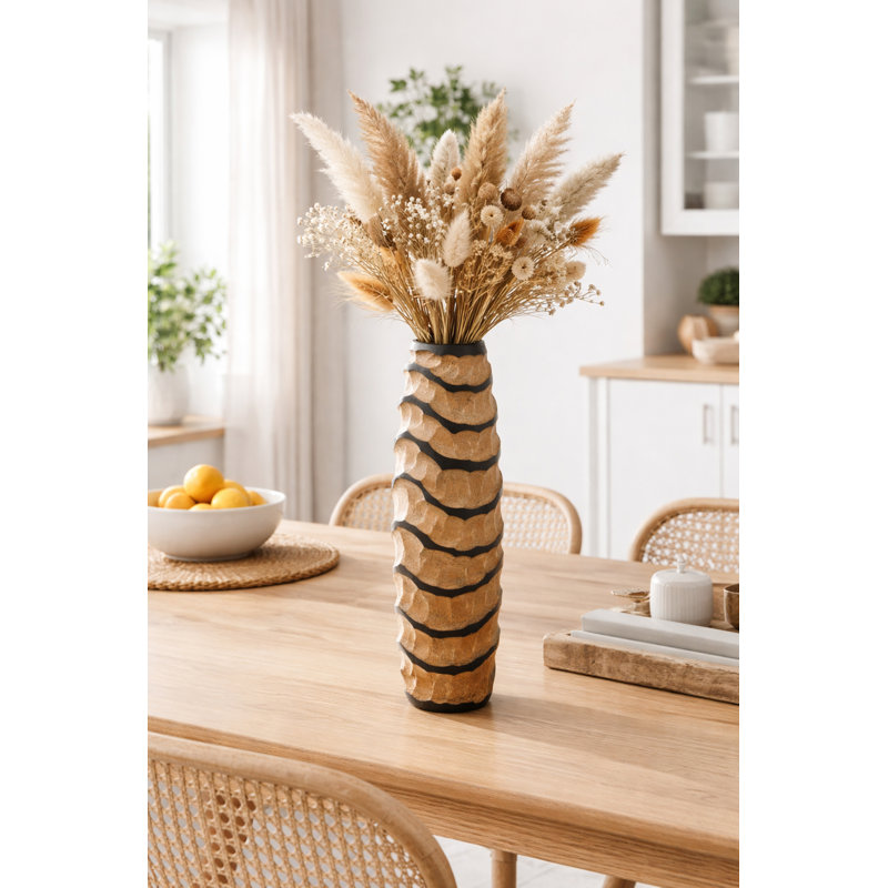Bavar Handmade Wood Table Vase
