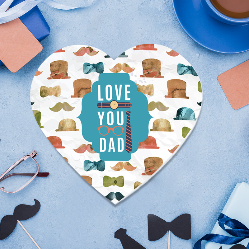 Boîte-cadeau en forme de cœur avec couvercle Happy Happy's Day