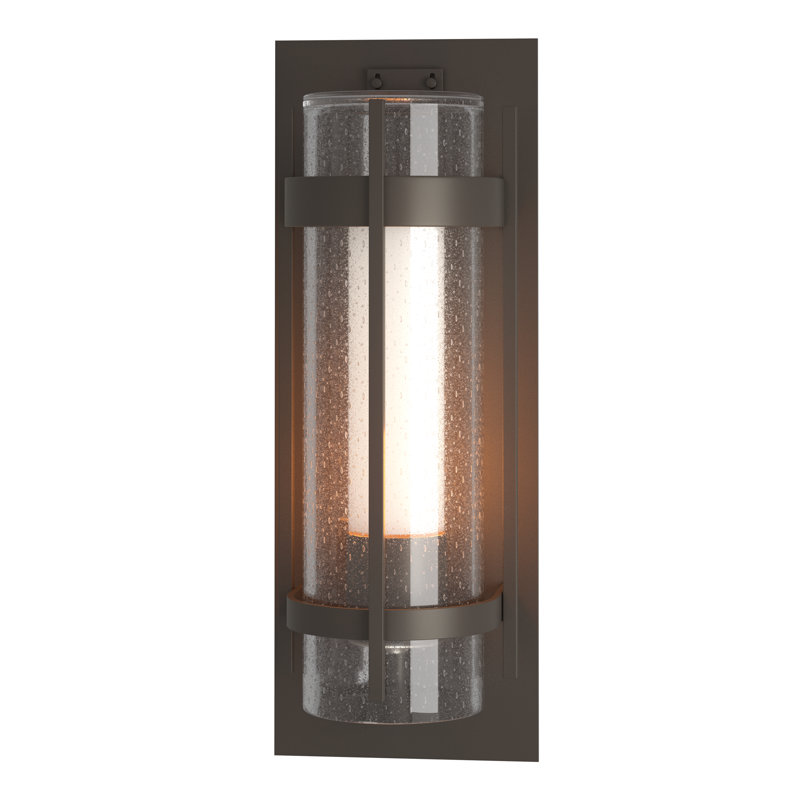 Torch Outdoor Flush Mount, Dark Smoke, 25.9" H x 9.9" W x 8.3" D