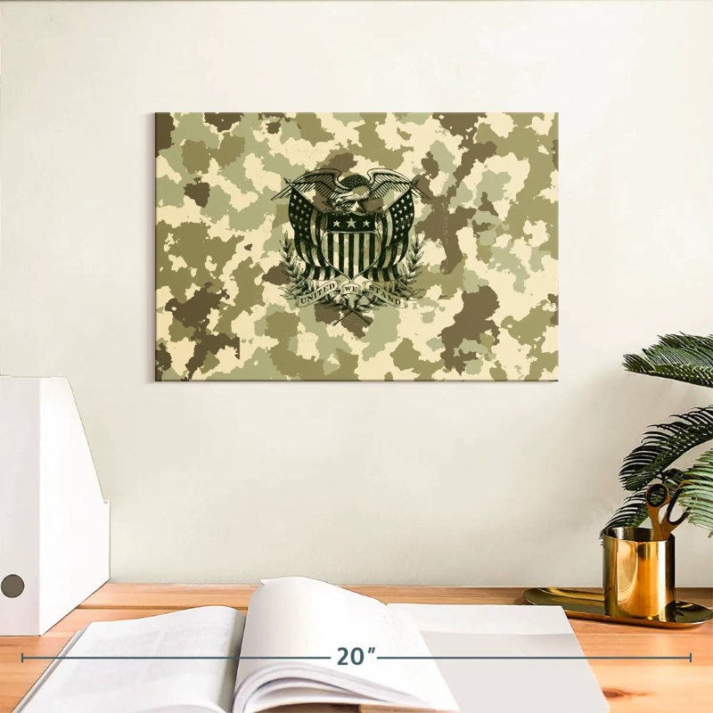 Lelar American Eagle Camouflage, 8" H x 12" W